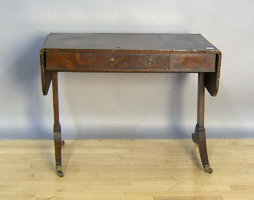 Appraisal: Regency style sofa table h w