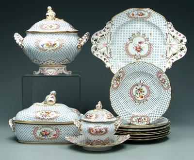 Appraisal: Partial set fine china pieces including service plates each with