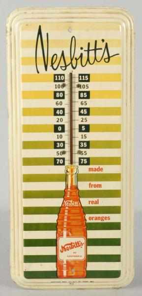 Appraisal: Tin Nesbitt's Orange Soda Thermometer Description Nice image of Nesbitt's