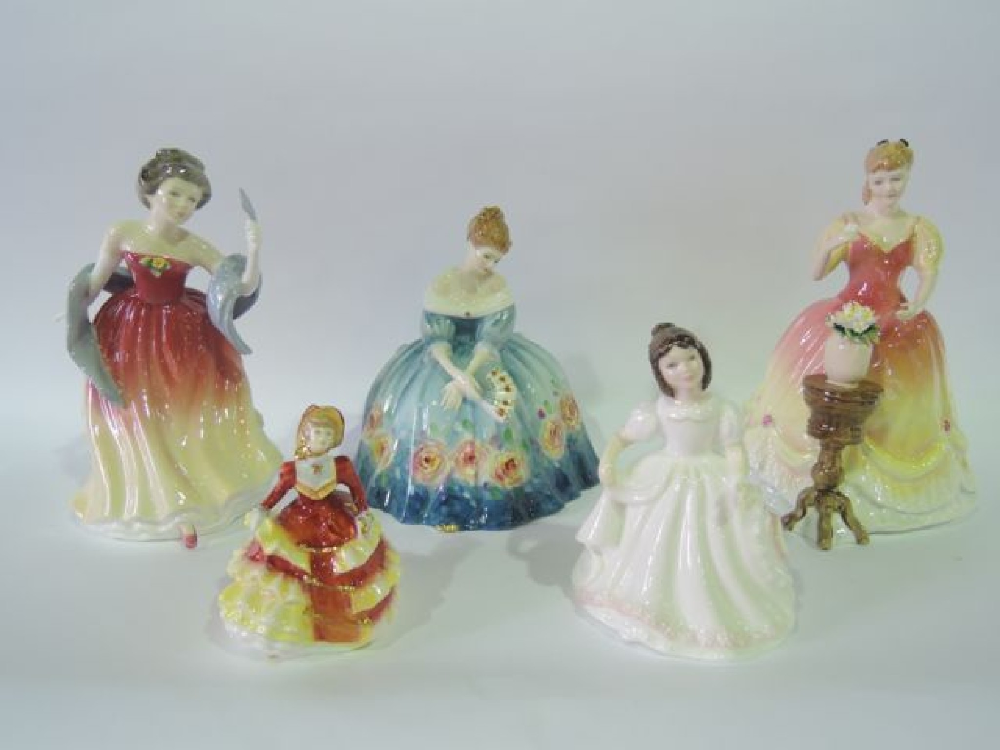 Appraisal: A collection of Royal Doulton figures including Sarah HN together