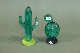 Appraisal: Two Kosta cacti