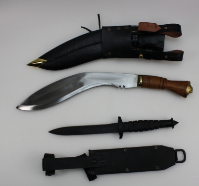 Appraisal: A collection of knives to include Kukri Sherpa Sirupate and