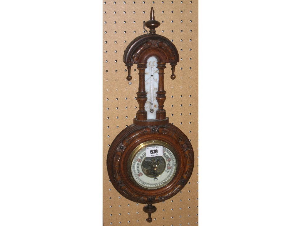 Appraisal: Mahogany cased barometer