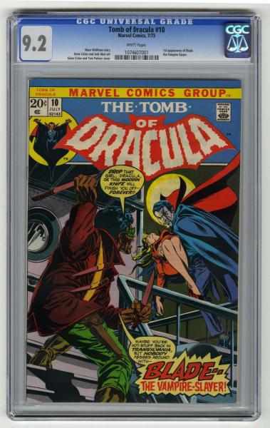 Appraisal: Tomb of Dracula CGC Marvel Comics Marv Wolfman story with