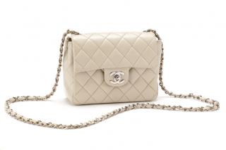 Appraisal: Chanel Quilted Lambskin Mini Classic Flap Bag Chanel French founded