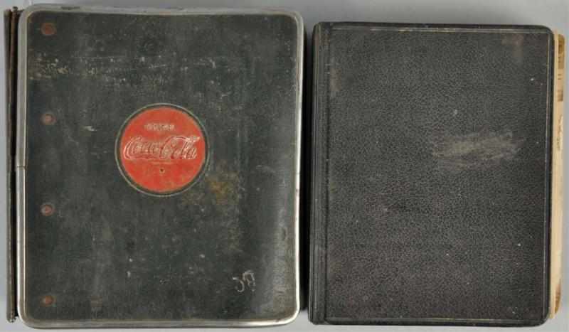 Appraisal: Lot of Coca-Cola Binders Price Lists The smaller book is