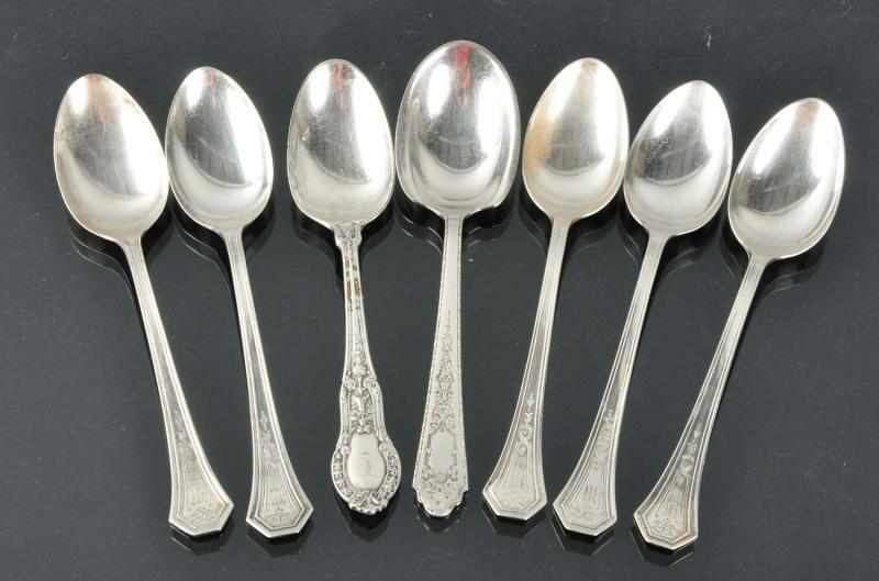 Appraisal: Lot of Sterling Silver Spoons Description Includes five spoons with