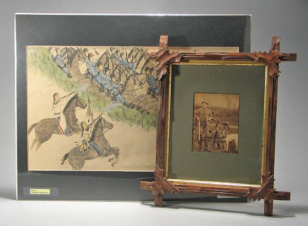 Appraisal: HUNTING AND WESTERN PHOTOGRAPHS hunting and western photographs in frames