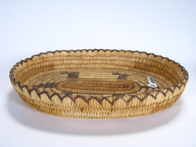 Appraisal: Native American woven basket '' long '' wide '' deep