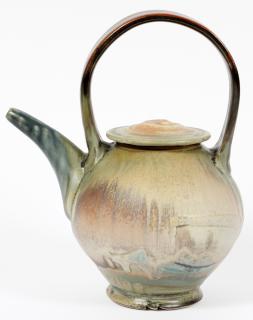 Appraisal: STEPHEN HILL HAND MADE POTTERY TEAPOT STEPHEN HILL AMER TH-