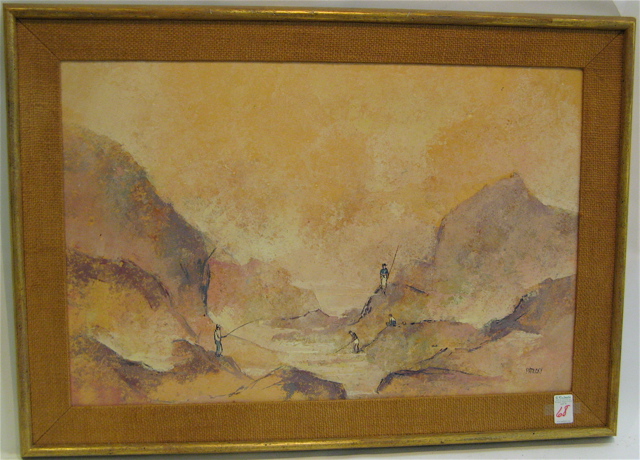 Appraisal: ALBERT PATECKY OIL ON PANEL American - active in Oregon