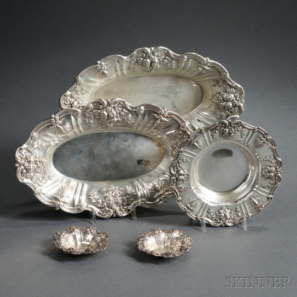 Appraisal: Five Pieces of Reed Barton Francis I Pattern Sterling Silver