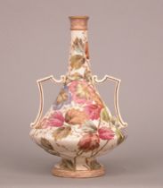 Appraisal: Double Handled Vase French late th Century Large Tapestry vase