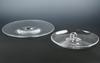 Appraisal: STEUBEN LOT - Two clear glass serving pieces signed Steuben