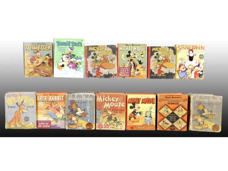 Appraisal: Lot of Walt Disney Big Little Books Description Includes ''Mickey