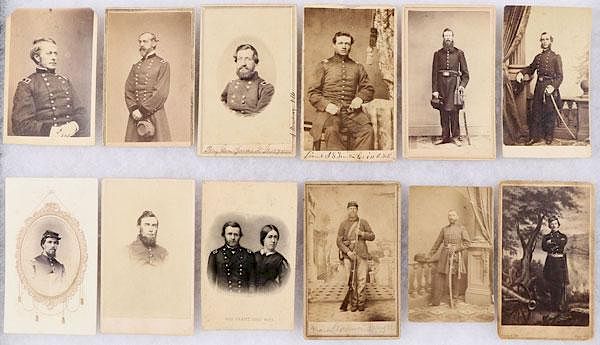 Appraisal: A GROUP OF CIVIL WAR CVD S A GROUP OF