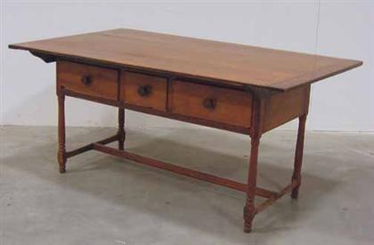 Appraisal: Pine rectangular top kitchen table th century H in W