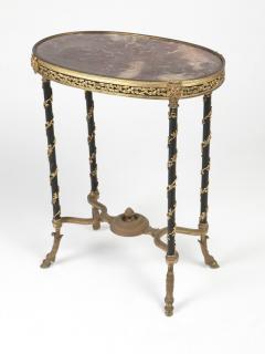 Appraisal: A French neoclassical occasional table Late th century with retailer's