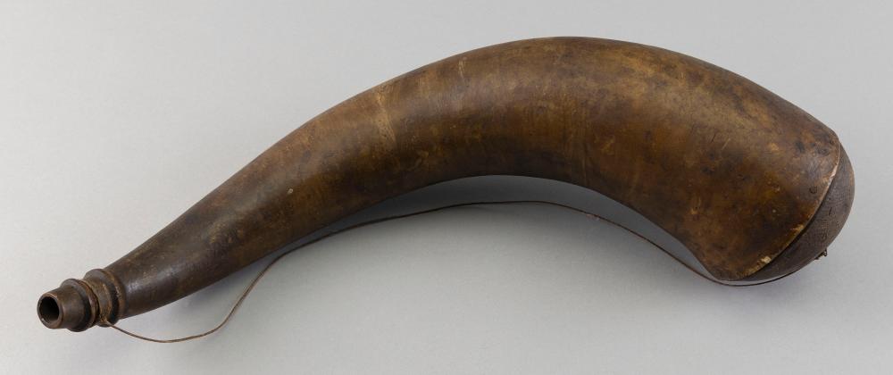 Appraisal: POWDER HORN TH CENTURY LENGTH POWDER HORN th Century Etched