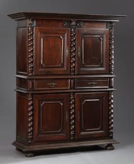 Appraisal: French Louis XIII Style Carved Walnut Homme Debout French Louis