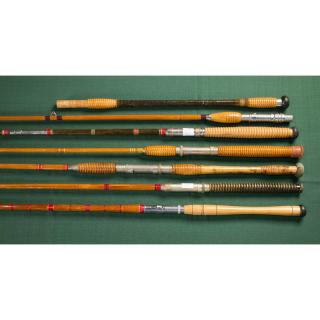 Appraisal: Saltwater Rods plus Part Six saltwater rods plus one part