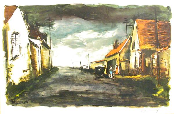 Appraisal: After Maurice de Vlaminck Rue de Village not in Walterskirchen