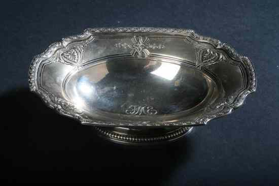 Appraisal: TIFFANY CO STERLING SILVER BON BON DISH Circa Pattern A