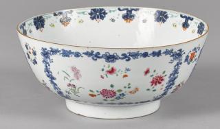 Appraisal: Chinese export porcelain bowl early th c '' h ''