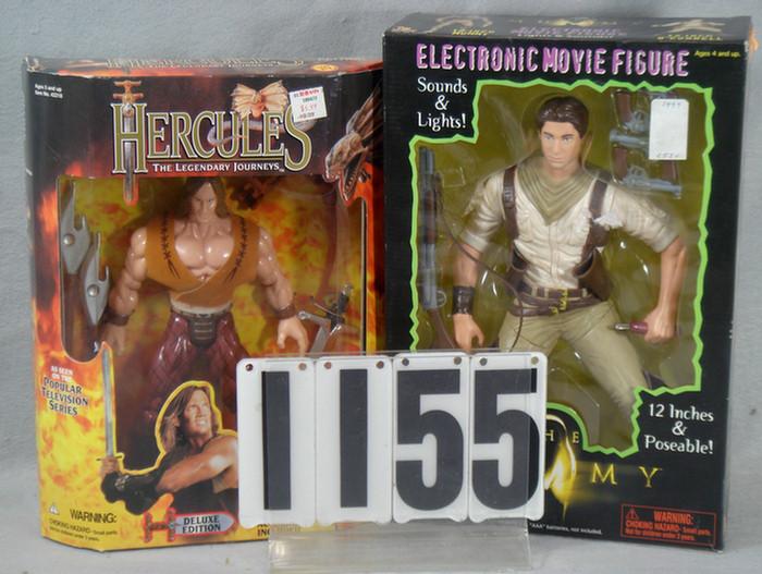 Appraisal: Lot of movie television related dolls The Legendary Hercules doll