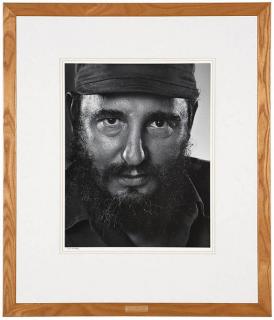 Appraisal: Yousuf Karsh ''Fidel Castro'' signed in ink on the mount