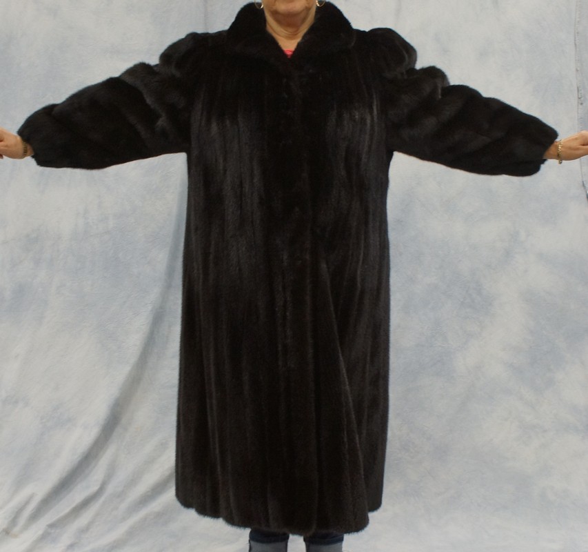 Appraisal: Full length female skin mink coat from Diane Furs approx