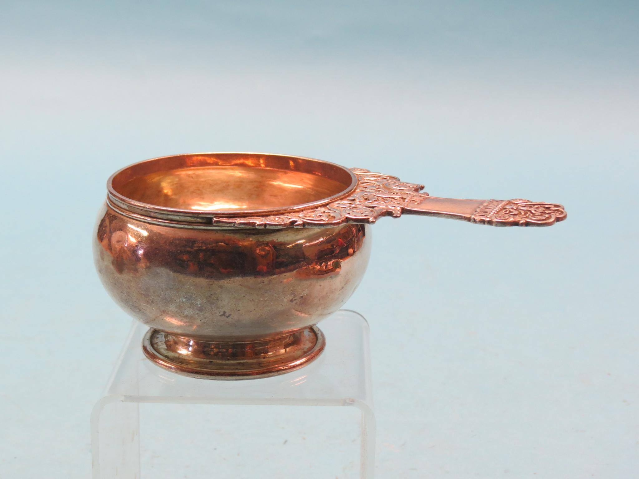 Appraisal: A Reid Sons silver bowl based on a Russian kovsh