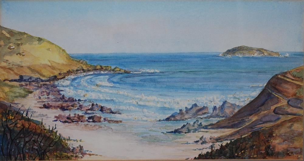 Appraisal: A PAIR OF LANDSCAPE WATERCOLOURS BY DOROTHY THIEM A PAIR