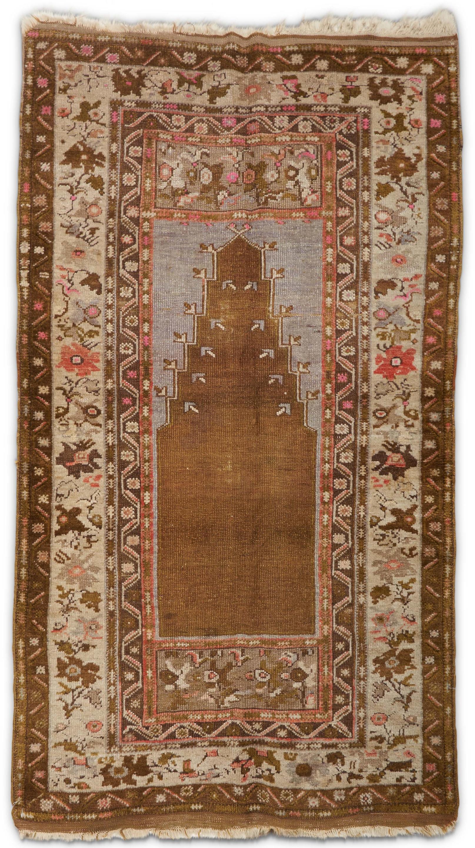 Appraisal: Turkish Prayer Rug ft x ft in