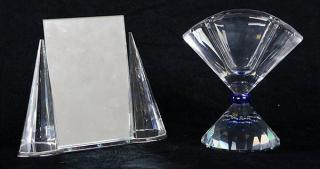 Appraisal: lot of Art glass table articles lot of Art glass