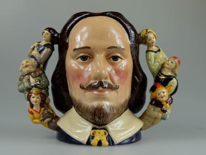 Appraisal: Royal Doulton large two handled character jug William Shakespeare D