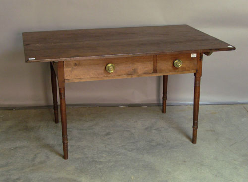 Appraisal: Walnut tavern table th c h x d