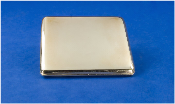 Appraisal: ct Gold Cigarette Case Fully Hallmarked For Birmingham u x