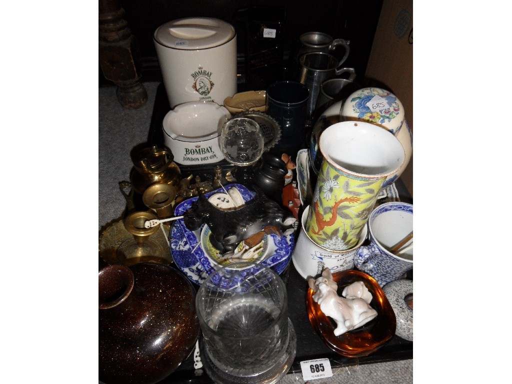 Appraisal: Lot comprising two trays of assorted ceramics etc - Masons