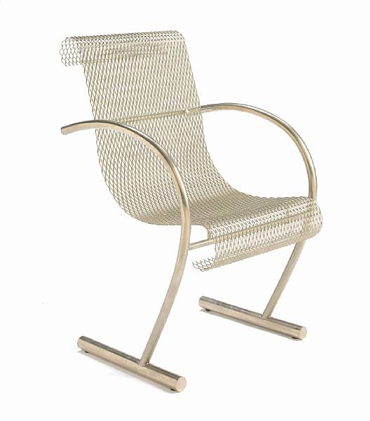 Appraisal: Shiro Kuramata Japanese - Sing Sing chair designed for XO