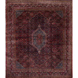 Appraisal: A Bidjar Wool Rug th Century feet inches x feet