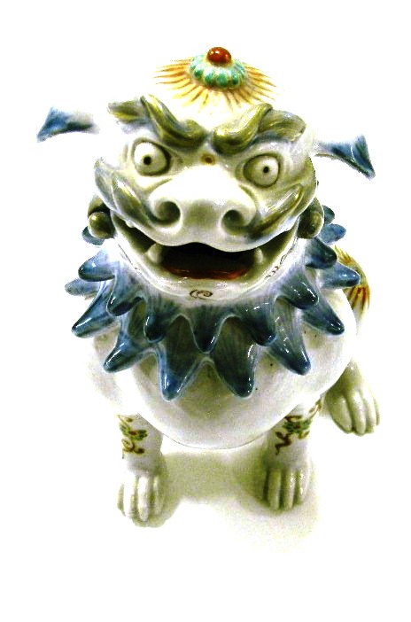 Appraisal: th th C Japanese figure of Foo lion with removeable