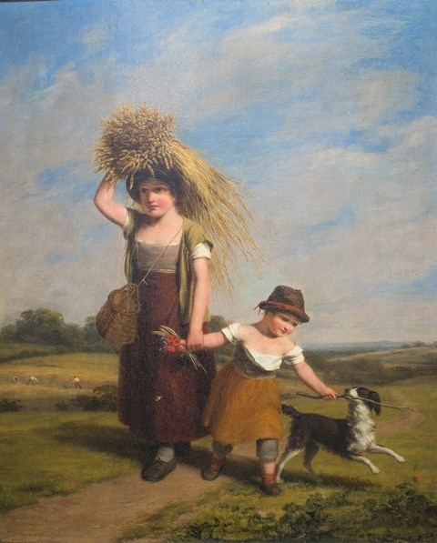 Appraisal: Attributed to William Frederick Witherington - Children on a path