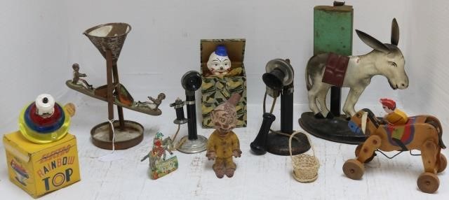 Appraisal: LOT OF EARLY-MID TH CENTURY TOY AND TOYRELATED ITEMS TO