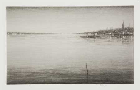 Appraisal: KERR EBY Group of etchings Evening An Agawa Reach with