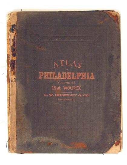 Appraisal: vol Philadelphia Property Atlas Atlas of The City of Philadelphia