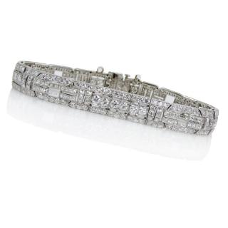 Appraisal: Circa 's Cartier Paris Art Deco Approx Carat Old European