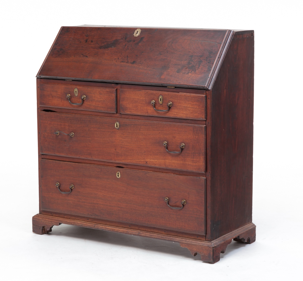 Appraisal: Attributed to West Virginia ca walnut with yellow pine secondary