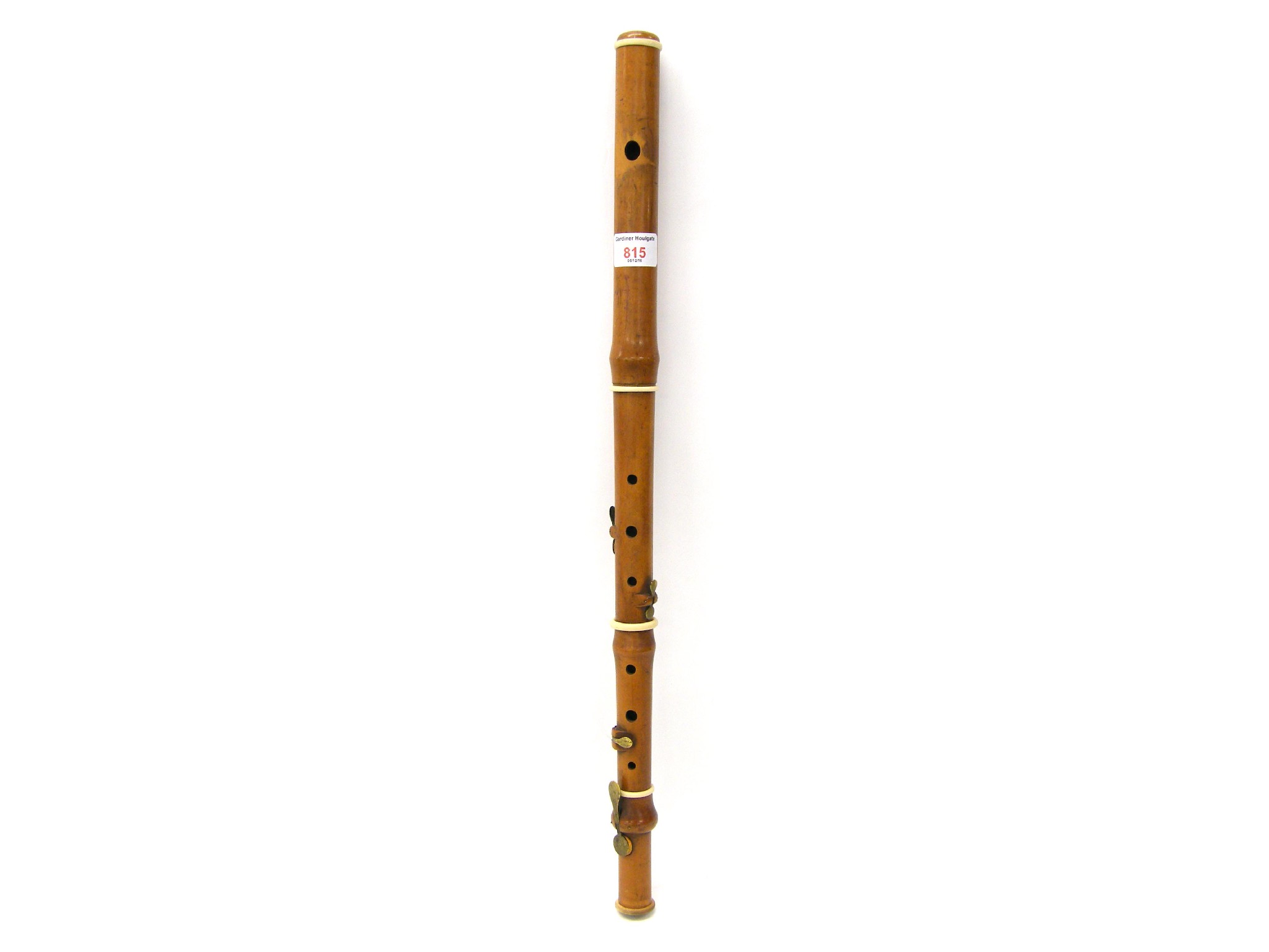 Appraisal: English boxwood four keyed flute