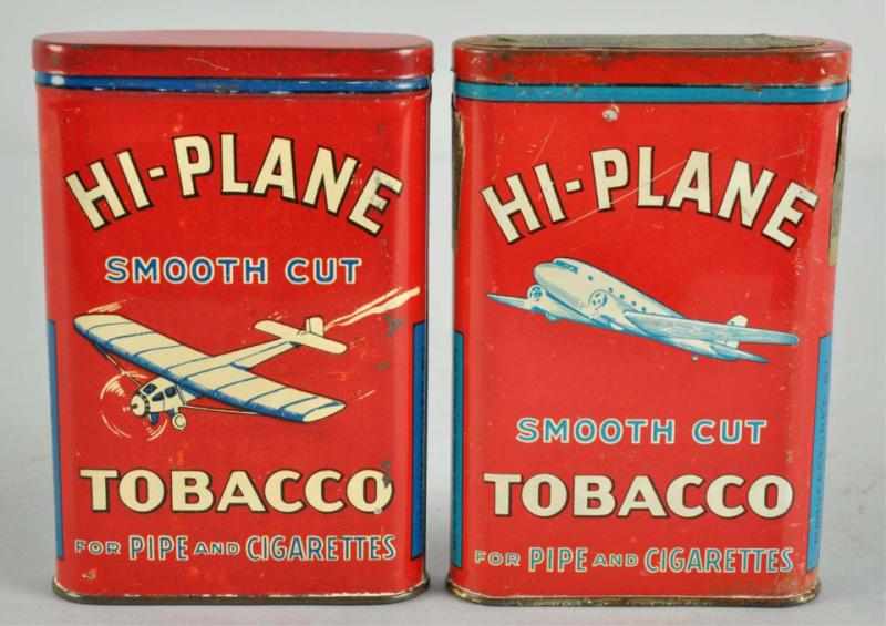 Appraisal: Lot of Hi-Plane Pocket Tobacco Tins Description Includes one single